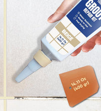 TOOLERA - Tile Grout Repair Paste & Spatula (400g) - Seamless Tile Restoration