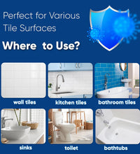 TOOLERA - Tile Grout Repair Kit (5-Piece Set) - Professional Finish Made Easy